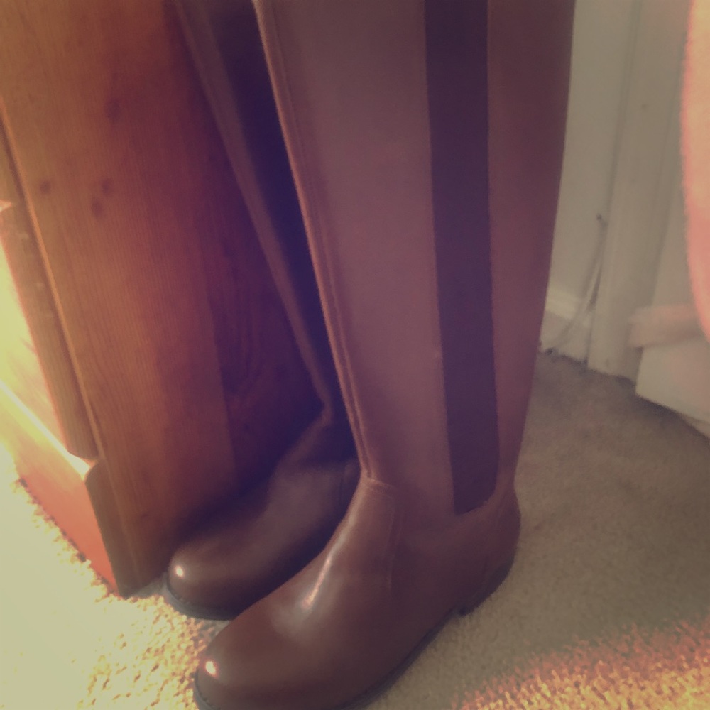 Mid calf boots lane Bryant size 8. Never worn.